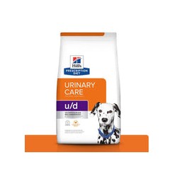 Hill's Prescription Diet u/d, Cuidado Urinario, Alimento Seco para Perro, 3.9 Kg