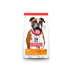Hill's Science Diet Adult Light, alimento saludable para perro bajo en calorías 6.8Kg