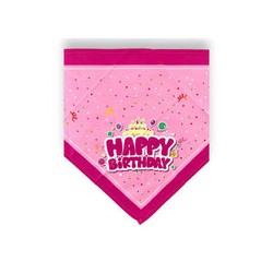 Bandana Feliz Cumpleaños Rosa Unitalla