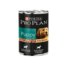 6 Latas Pro Plan Cachorro Pollo y Arroz 368 g