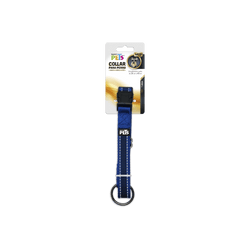 Collar Nylon con Bandas Reflejantes Perro Talla M