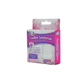 Toalla Sanitaria Desechable Chica (20 Piezas), Fancy Pets