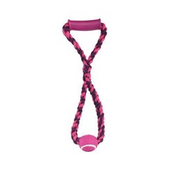 Juguete Agarradera y Aro con Pelota para Perro 50 cm., Fancy Pets