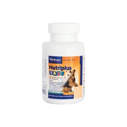 Nutriplus Tabs, Suplemento Nutricional para Perros, Frasco con 30 Tabletas, Virbac