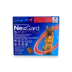 Nexgard Spectra 3 Tabletas 30.1 a 60 Kg