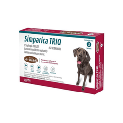 Simparica Trio 3 Masticables 72 Mg 40 a 60 Kg