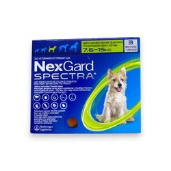 Nexgard Spectra 3 Tabletas 7.6 a 15 kg