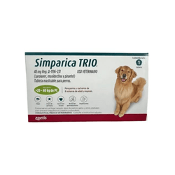 Simparica Trio 1 Masticable 48mg  20 a 40kg
