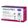 Simparica Trio 3 Masticables 6mg 2.5 a 5 kg