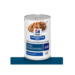 12 Latas Hill's Prescription Diet z/d, Sensibilidades Alimentarias, para Perro, 369 g