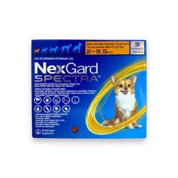 Nexgard Spectra 3 Tabletas 2 a 3.5 Kg