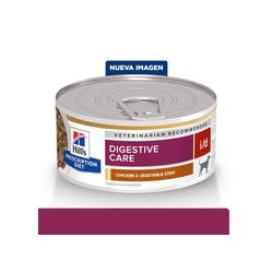 24 Latas Hill's Prescription i/d, Cuidado Digestivo Perro Estofado de Pollo y Vegetales 156 g