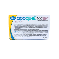 Apoquel 5.4 mg 100 Tabletas Masticables