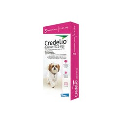 Credelio Perros 3 Tabletas 112.5 Mg. 2.5 a 5.5 Kg Elanco