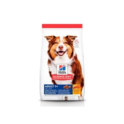 Hill's Science Diet Adult 7+, alimento saludable para perro senior sabor pollo 12Kg